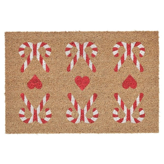 Ikea VINTERFINT - Door mat, heart pattern natural, 40x60 cm