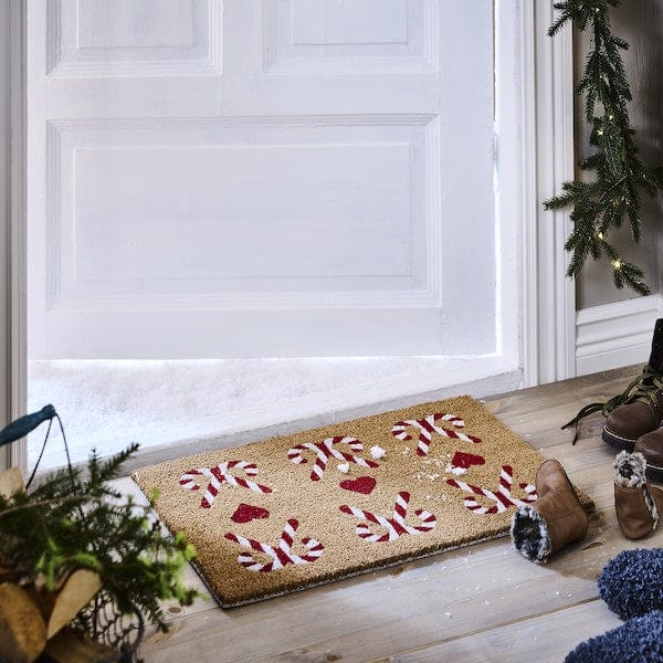 Ikea VINTERFINT - Door mat, heart pattern natural, 40x60 cm