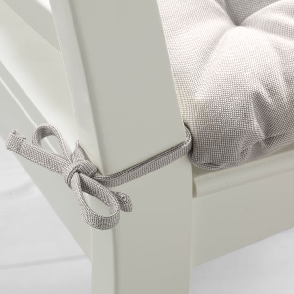 VIPPÄRT chair pad, beige, 38x38x6.5 cm