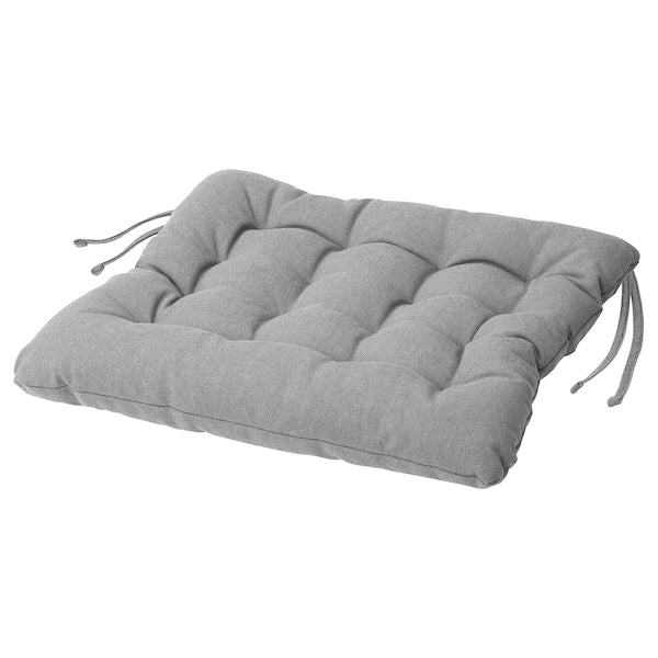 VIPPÄRT - Chair cushion, dark grey,38x38x6 cm