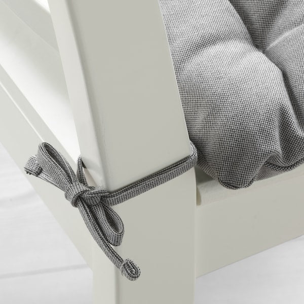 VIPPÄRT chair pad, dark grey, 38x38x6.5 cm