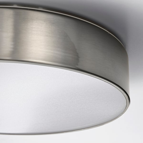VIRRMO - VIRRMO LED ceiling lamp, nickel-plated, 36 cm 800 lm