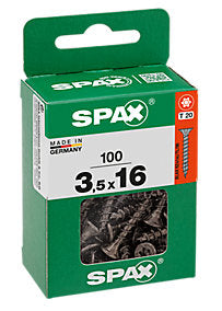SPAX TSP T-STAR PLUS BLACK 3.5X16 M 100 P