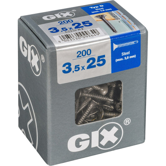 GIX PLASTERBOARD TYPE-D FINE THREAD
