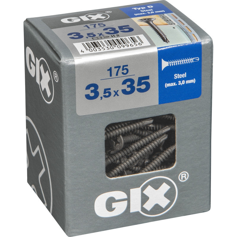GIX PLASTERBOARD TYPE-D FINE THREAD