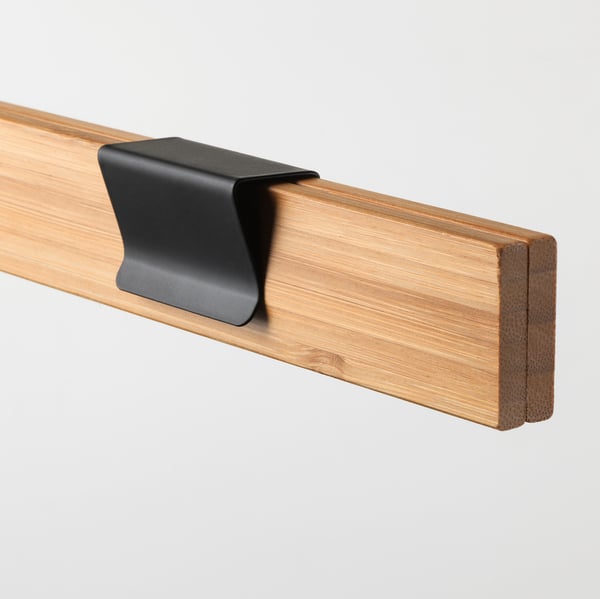 VISBÄCK - Poster hanger, bamboo, 40 cm