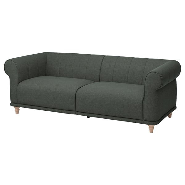 VISKAFORS 3-seat sofa, Lejde/grey/green birch