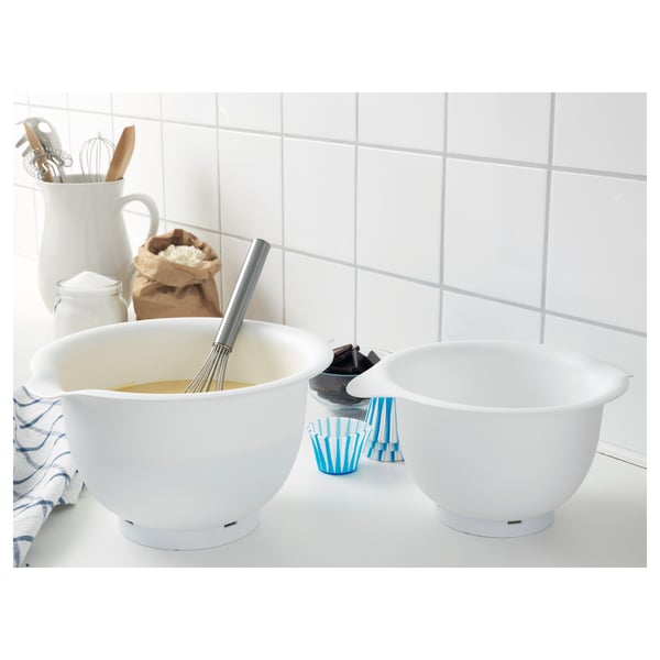 VISPAD - VISPAD Mixing bowl, set of 2, white