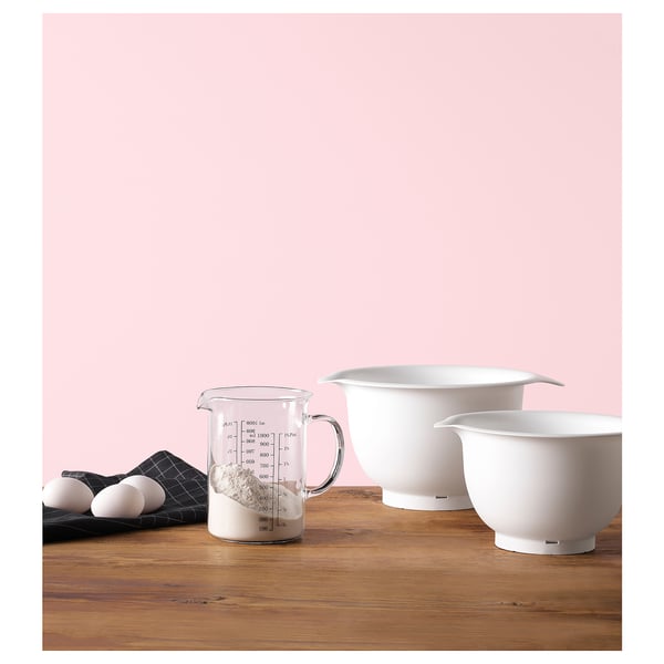 VISPAD - VISPAD Mixing bowl, set of 2, white