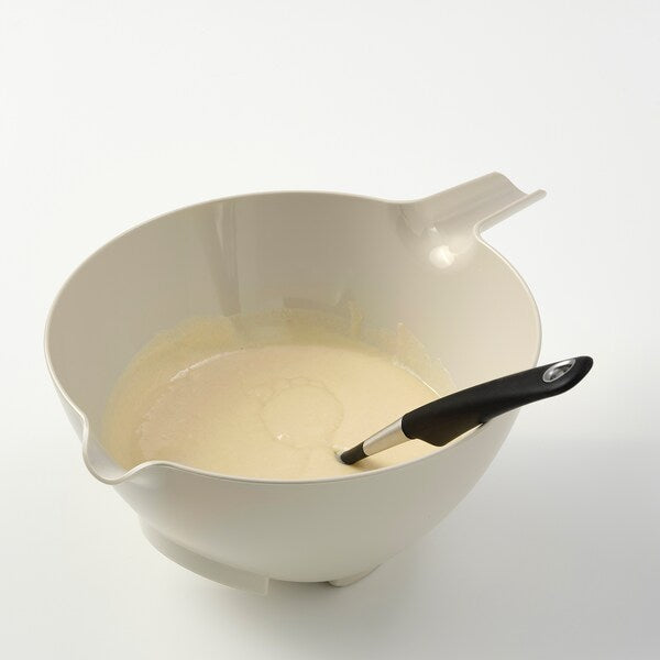 VISPNING - Mixing bowl, beige, 3.0 l