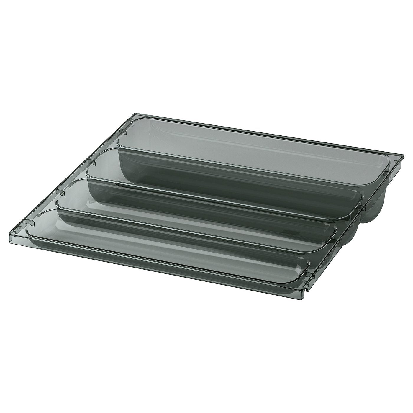 VISSLAÅN hanging tray, grey, 36x31 cm