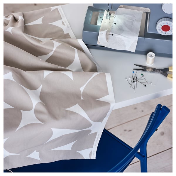 VITFRYLE pre-cut fabric, beige, 150x300 cm