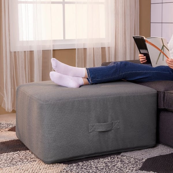 Ikea VITHÄLL - Mattress/pouf, extra firm/Vissle grey,80x200 cm