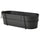 VITLÖK flower box with holder, in/outdoor/anthracite, 56x20 cm