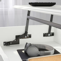 VITTERYD - Adjustable coffee table, white, 97 cm