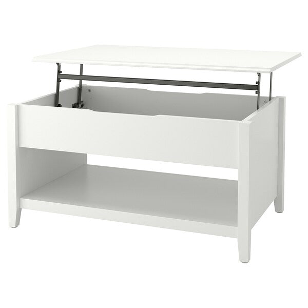 VITTERYD - Adjustable coffee table, white, 97 cm