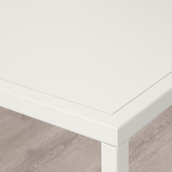 VITTSJÖ storage combination, white/glass, 200x36x175 cm