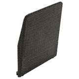 VITTSKÄR backrest for modular sofa, outdoor, plastic rattan outdoor/dark grey, 80x62x11 cm