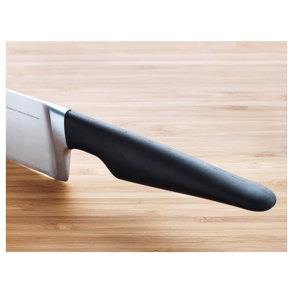 VÖRDA cook's knife, black, 20 cm