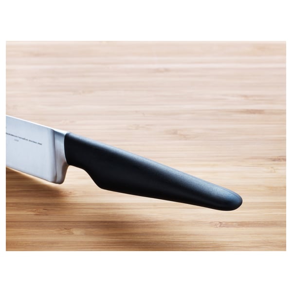 VÖRDA utility knife, black, 14 cm