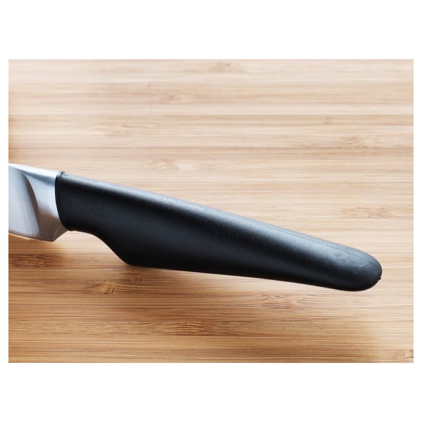 VÖRDA paring knife, black, 9 cm