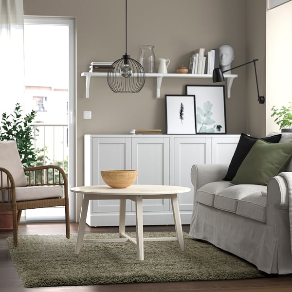 VOLLERSLEV - VOLLERSLEV Rug, high pile, grey-green, 160x230 cm