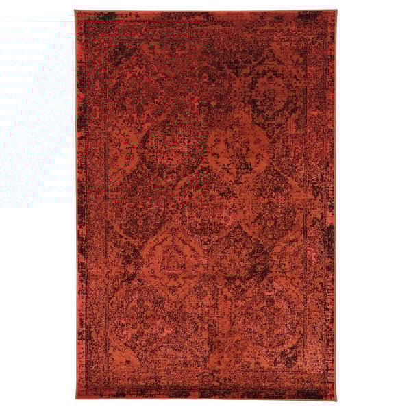 VONSBÄK - Carpet, short pile, red, 133x195 cm
