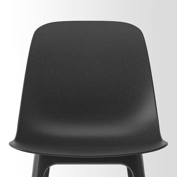 Ikea VOXLÖV / ODGER - Table and 4 chairs, bamboo/anthracite, 180x90 cm
