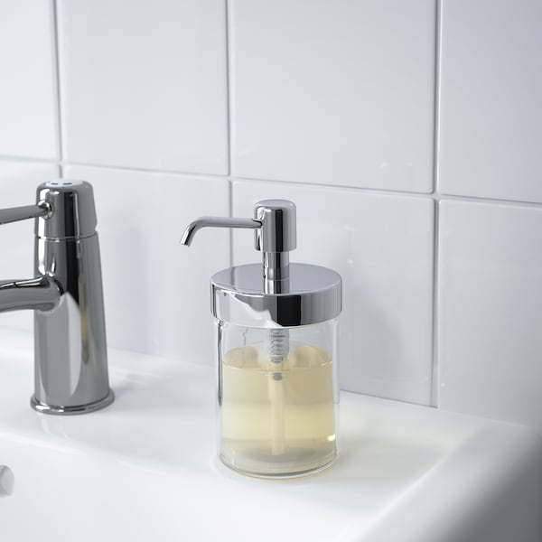 VOXNAN - Soap dispenser, chrome effect