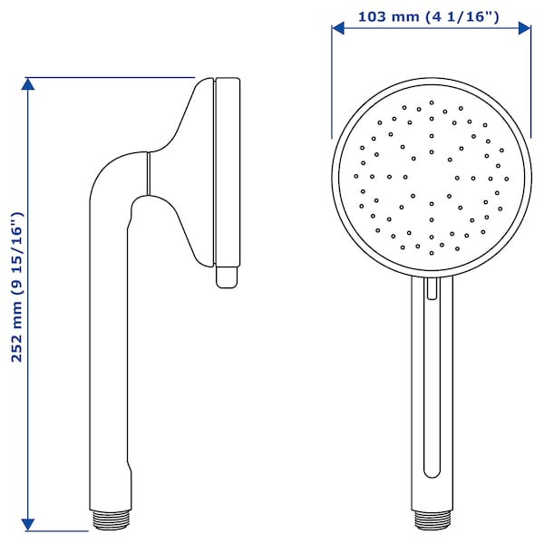 VOXNAN 5-jet shower - chrome ,