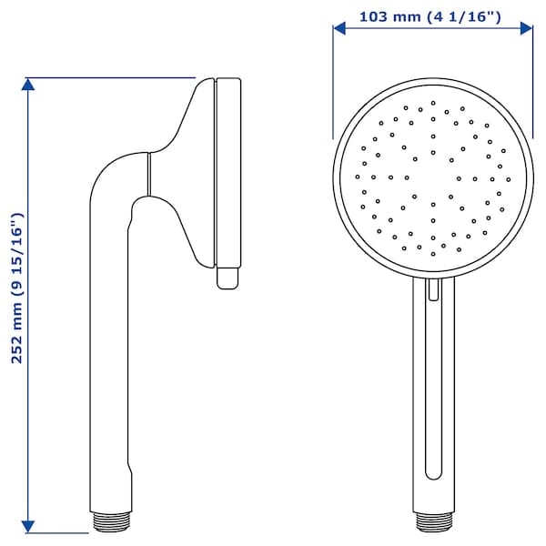 Ikea VOXNAN 5-jet shower - chrome ,