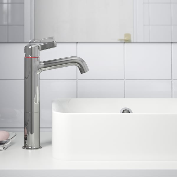 VOXNAN wash-basin mixer tap, tall, chrome-plated