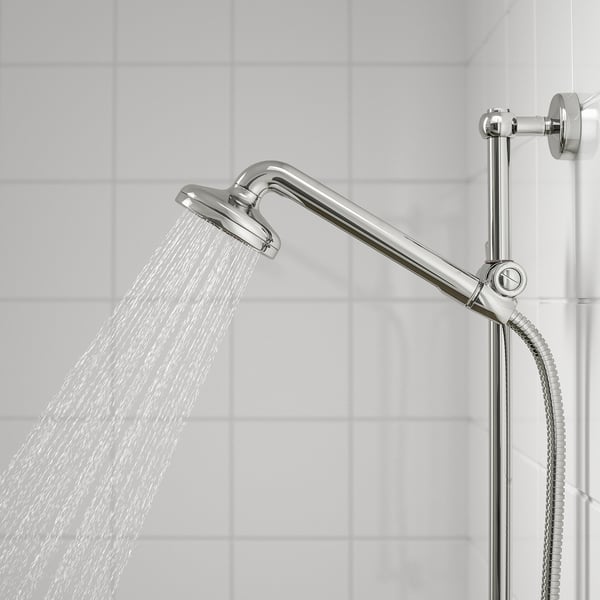 VOXNAN riser rail with handshower kit, chrome-plated, 90 mm