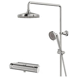 VOXNAN shower set with thermostatic mixer, chrome-plated, 290 mmx1160 mmx580 mm cm