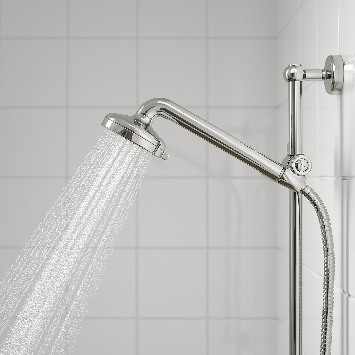 VOXNAN shower set with thermostatic mixer, chrome-plated, 290 mmx1160 mmx580 mm cm