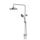 VOXNAN head/handshower kit with diverter, chrome-plated, 200 mm