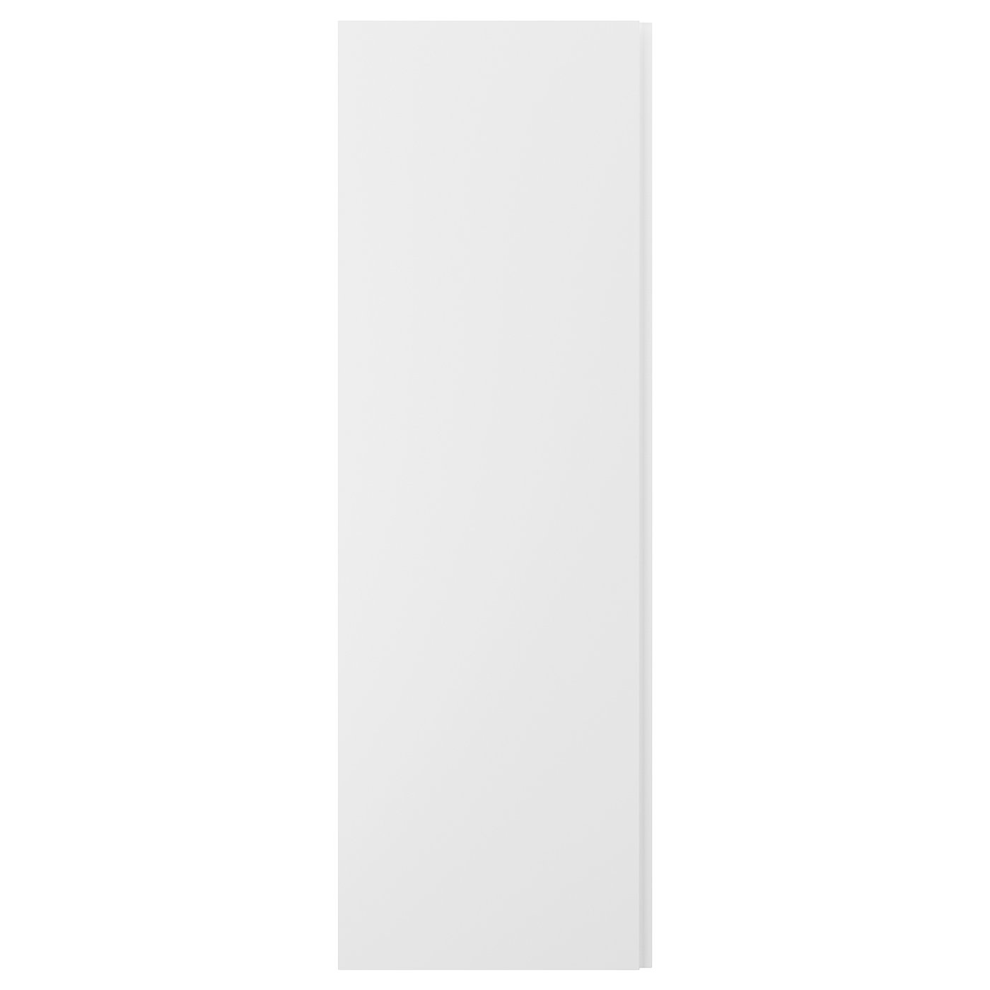 VOXTORP door, matt white vertical handle, 60x180 cm