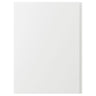 VOXTORP door, matt white vertical handle, 60x80 cm