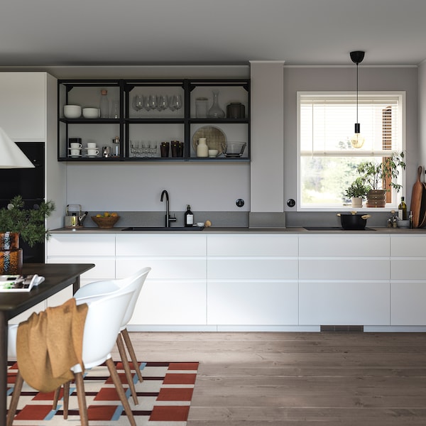 VOXTORP door, matt white, 40x80 cm