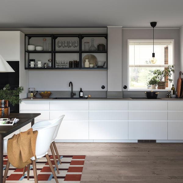 VOXTORP door, matt white, 40x80 cm