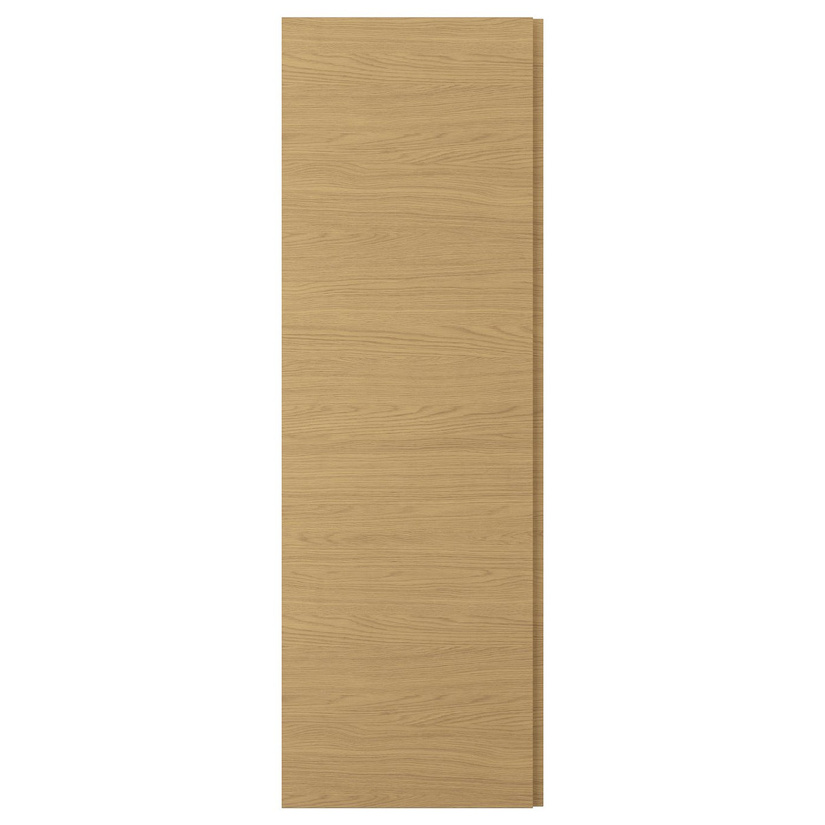 VOXTORP door, oak effect vertical handle, 60x180 cm