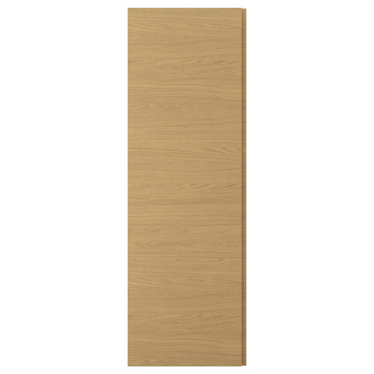 VOXTORP door, oak effect vertical handle, 60x180 cm