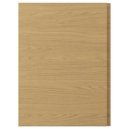 VOXTORP door, oak effect vertical handle, 60x80 cm