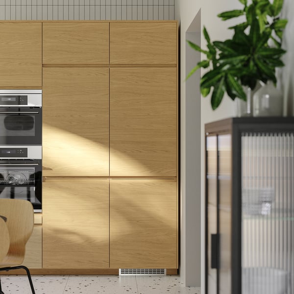 VOXTORP - VOXTORP Door, oak effect, 20x80 cm