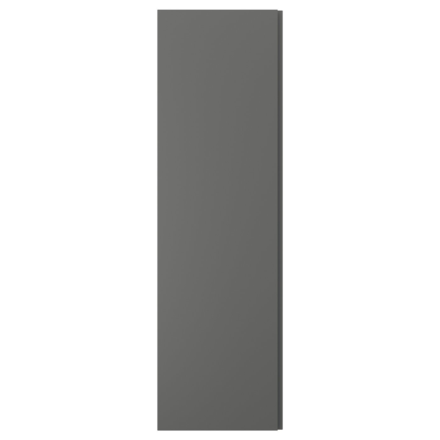 VOXTORP door, dark grey vertical handle, 60x200 cm