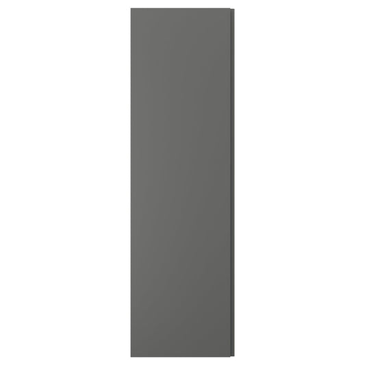 VOXTORP door, dark grey vertical handle, 60x200 cm