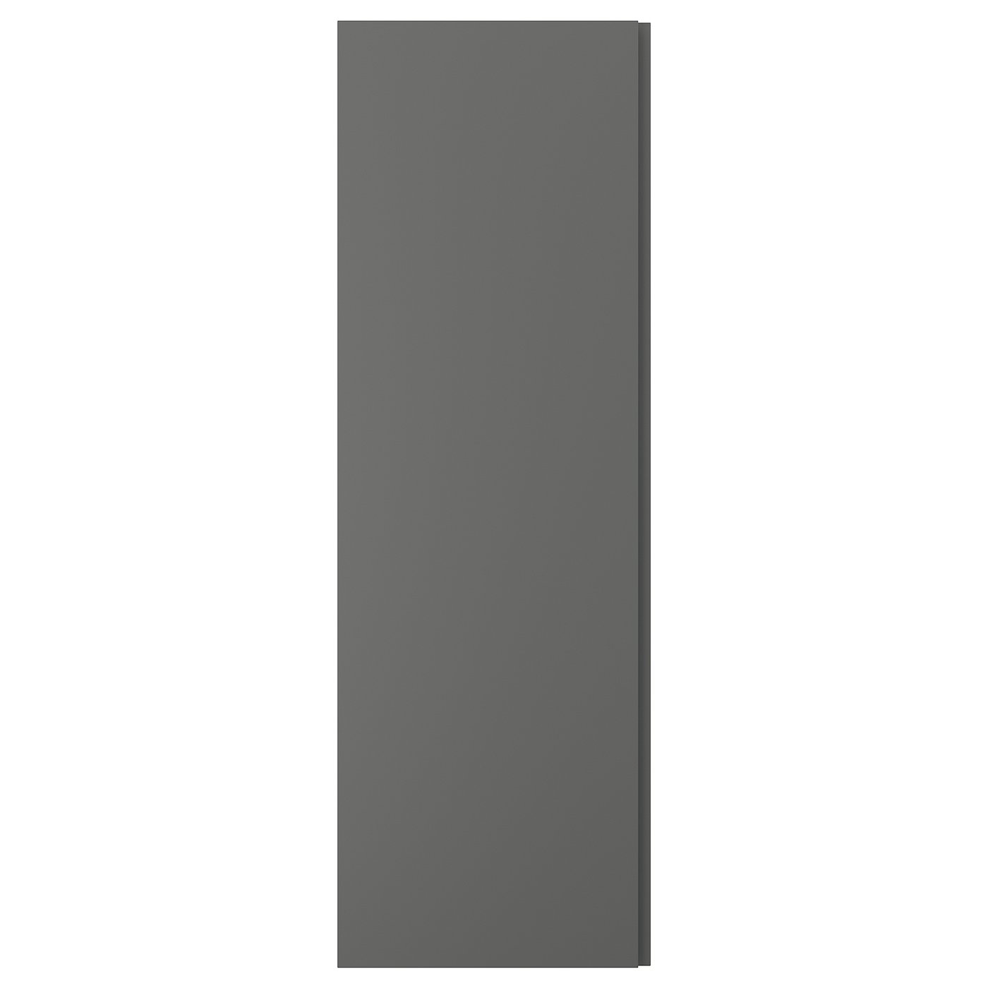 VOXTORP door, dark grey vertical handle, 60x180 cm
