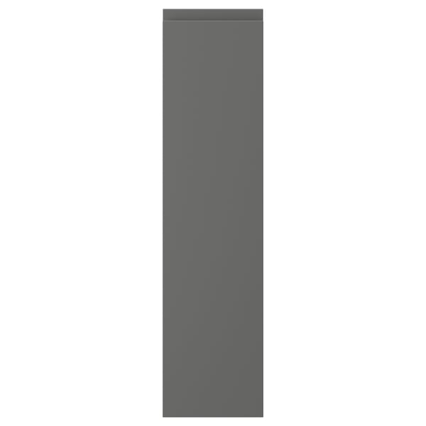 VOXTORP - VOXTORP Door, dark grey, 20x80 cm
