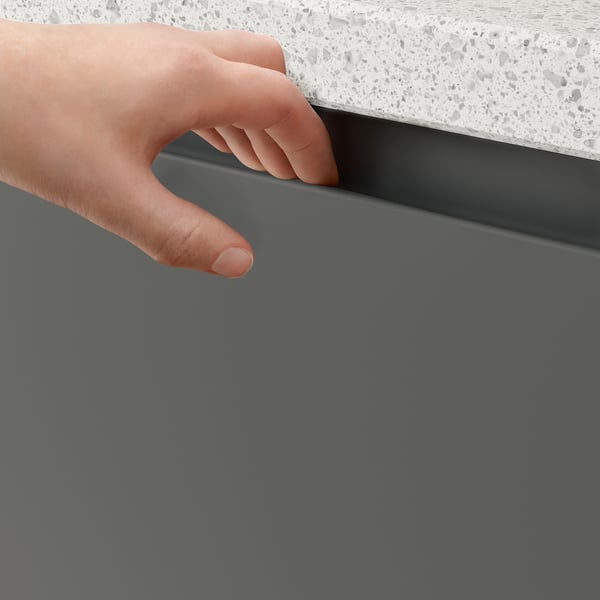 VOXTORP - VOXTORP Door, dark grey, 60x120 cm