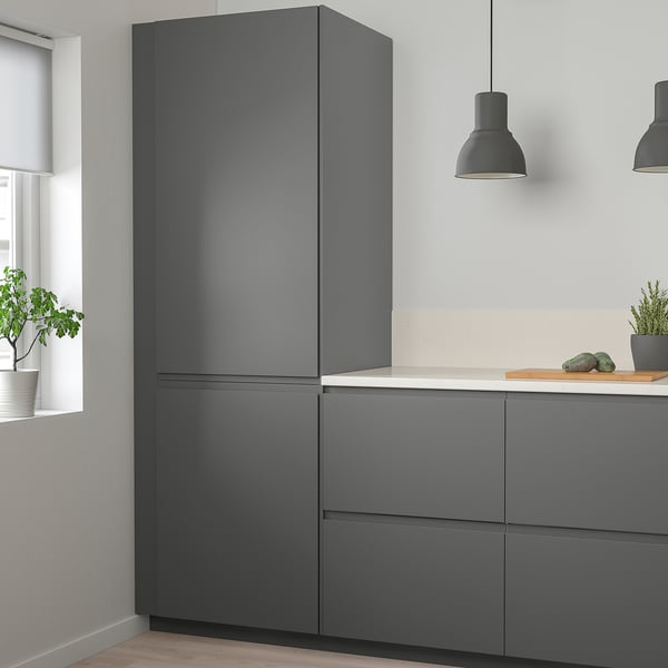 VOXTORP - VOXTORP Door, dark grey, 60x120 cm
